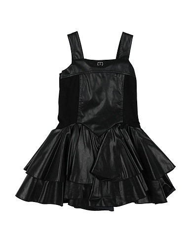TWINSET Dress Black 100% Polyester, Viscose, Polyamide, Elastane