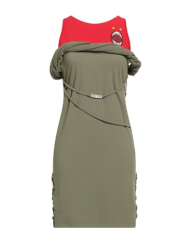 ANDERSSON BELL Sheath dress Military green 75% Nylon, 25% Polyamide
