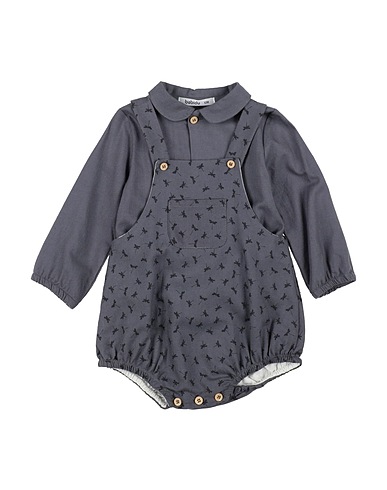 BABIDU Babykleidung-Set  Grau 60% Viskose, 40% Baumwolle