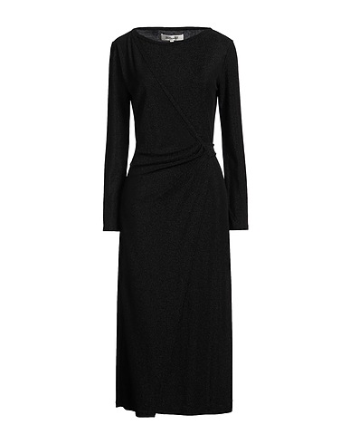 DIANE VON FURSTENBERG Vestido midi Negro 78% Nailon, 19% Poliéster, 3% Elastán