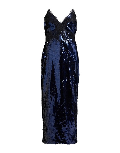 RETROFÊTE Midi dress BLU NOTTE 100% Polyester, Polyamide