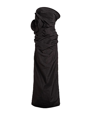 MAGDA BUTRYM Long dress Black 100% Silk, Polyamide