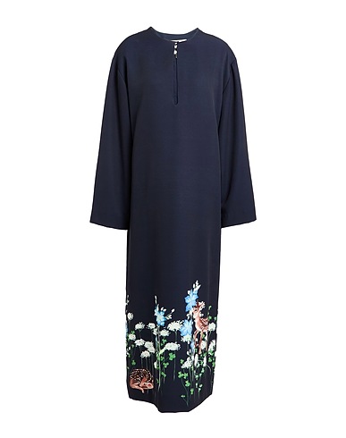 ROSIE ANTWERP Midi-Kleid Schwarz 89% Polyester, 11% Elastan