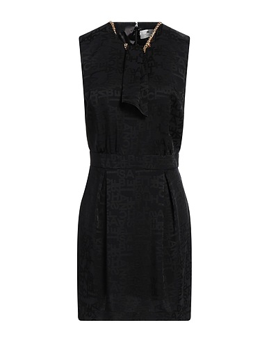 ELISABETTA FRANCHI Short dress Black 74% Acetate, 26% Viscose