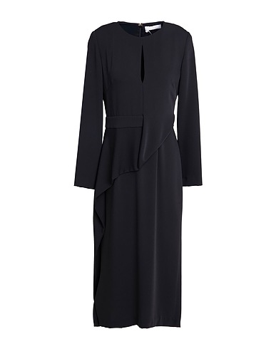 KOCCA Midi dress GOLD Black 100% Polyester