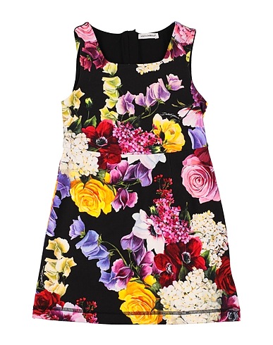 DOLCE&GABBANA ワンピース＆ドレス ブラック コットン 90% / ポリウレタン 10%