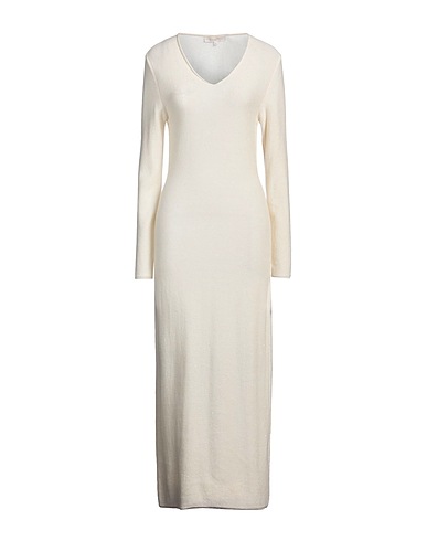 ANTONELLI Knit dress Ivory 63% Cashmere, 37% Polyester
