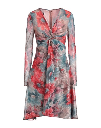 TALBOT RUNHOF Midi dress Antique rose 55% Polyester, 45% Metallic fiber
