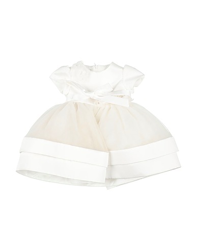 PETIT Vestido para bebé  White 100% Polyester, Polyamide