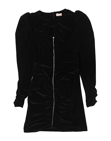 ELISABETTA FRANCHI Dress LA MIA BAMBINA Black 90% Polyester, 10% Elastane