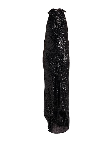 PINKO Long dress Black 95% Nylon, 5% Elastane