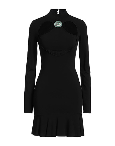 ROBERTO CAVALLI Short dress Black 83% Viscose, 17% Polyester