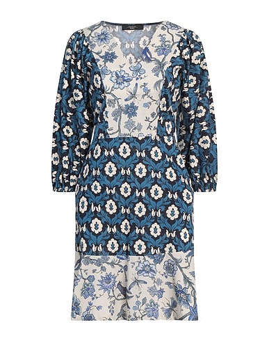 WEEKEND MAX MARA Short dress Navy blue 100% Cotton