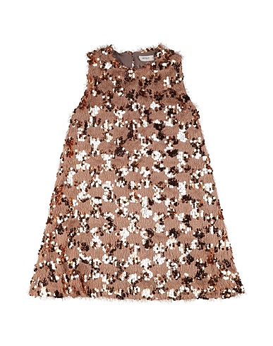 VICOLO Dress GIRL Camel 100% Polyester