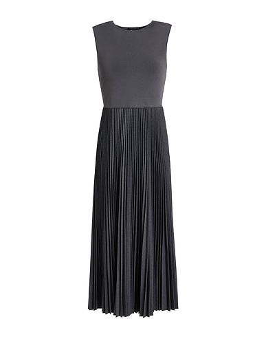 THEORY Midi dress Lead 76% Rayon, 22% Recycled nylon, 2% Elastane