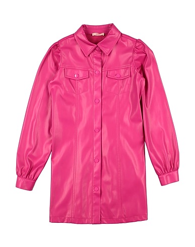 LIU •JO Dress Magenta 100% Polyester, Polyurethane coated