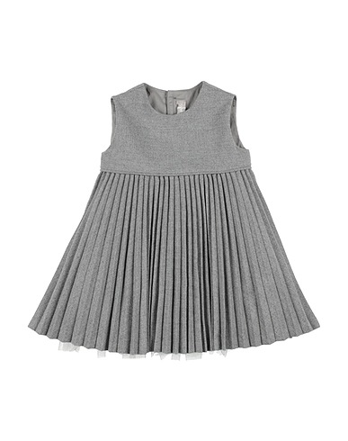 IL GUFO Vestido para bebé  Grey 69% Polyester, 29% Viscose, 2% Elastane