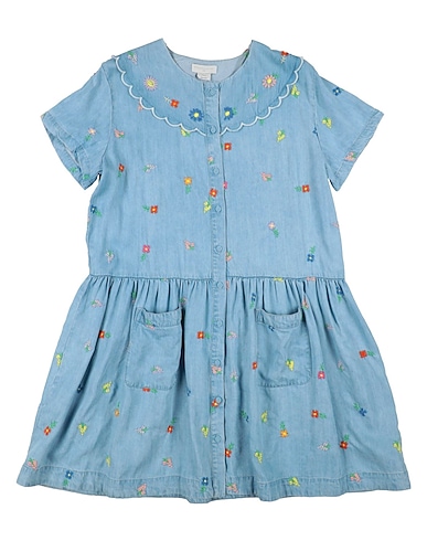 STELLA McCARTNEY KIDS Denim dress Blue 100% Lyocell, Polyester