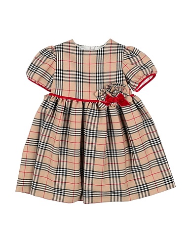 PETIT Babykleid Beige 63% Polyester, 35% Viskose, 2% Elastan