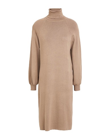 VILA Short dress Khaki 70% EcoVero™ viscose, 30% Polyester