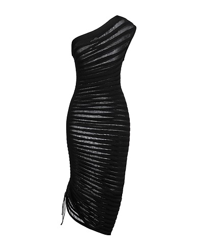 ALAÏA One-shoulder dress 56% Viscose, 27% Polyamide, 16% Cotton, 1% Polyurethane