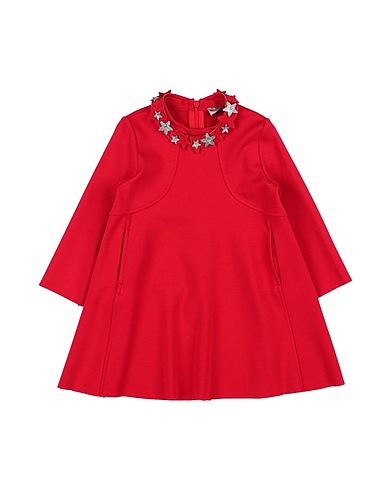 IL GUFO Vestido para bebé  Red 69% Viscose, 25% Polyamide, 6% Elastane