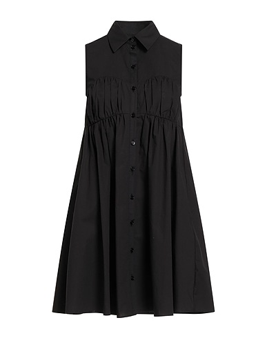 PATRIZIA PEPE Vestito chemisier Nero 100% Cotone