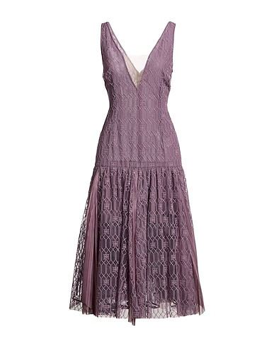 ELISABETTA FRANCHI Robe mi-longue VIOLA 100% Polyamide, Polyester