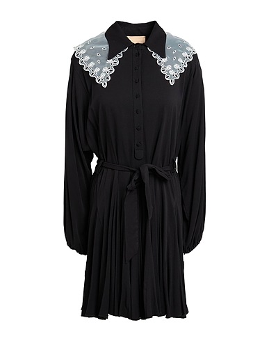 ANIYE BY Shirt dress Black 97% Viscose, 3% Elastane