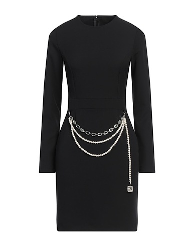 GAëLLE Paris Kurzes Kleid Schwarz 85% Polyester, 15% Elastan