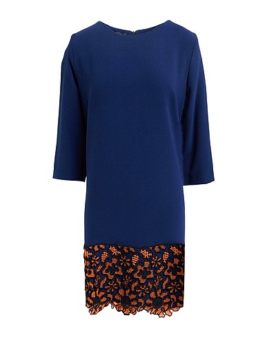 HANITA Vestito corto Blu 97% Poliestere, 3% Elastan