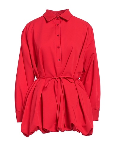 VICOLO Short dress Red 65% Polyester, 32% Viscose, 3% Elastane
