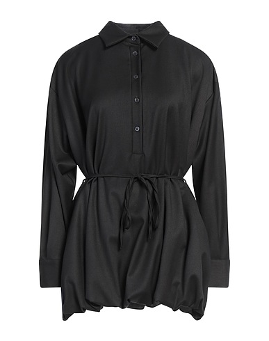 VICOLO Short dress Charcoal 65% Polyester, 32% Viscose, 3% Elastane