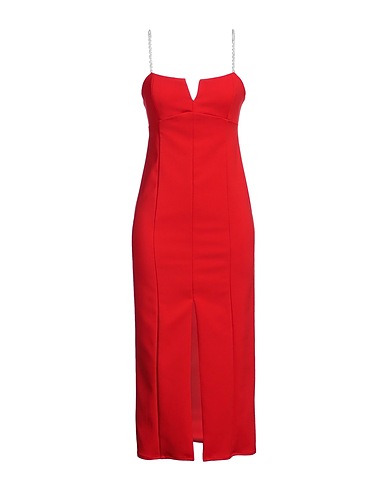 ELEH Elegant dress Red 65% Polyester, 33% Cotton, 2% Elastane