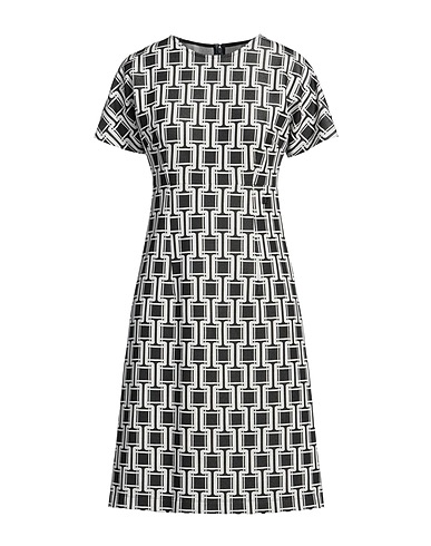 DOLCE&GABBANA Short dress Black 61% Cotton, 39% Polyester