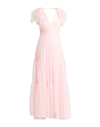 ML MONIQUE LHUILLIER Long dress Light pink 100% Polyester