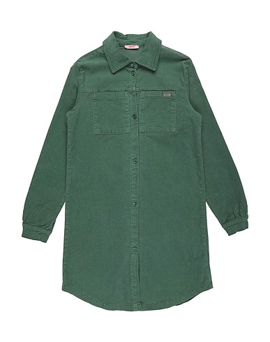 LIU •JO Dress Green 98% Cotton, 2% Elastane