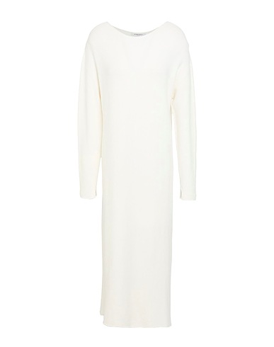 KARTIKA Midi dress KNIT Ivory 50% Viscose, 27% Polyester, 23% Polyamide