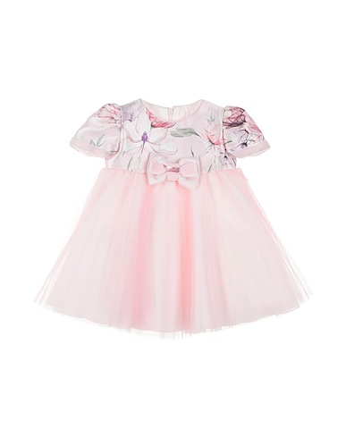 BABY A. Baby dress Pink 100% Polyester