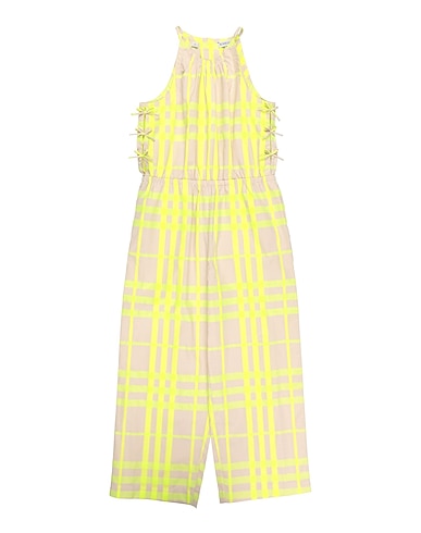 BURBERRY Kids’ jumpsuit Yellow 83% Cotton, 17% Polyester