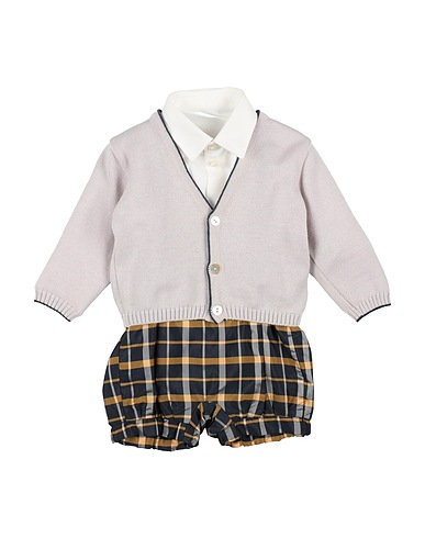 LES ETOILES Baby co-ord  Grey 50% Cotton, 50% Polyester