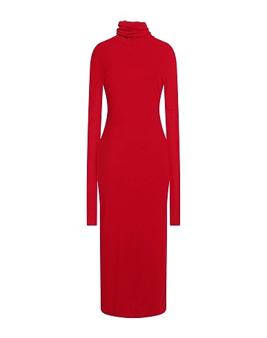 PHILOSOPHY di LORENZO SERAFINI Long dress Red 100% Polyamide