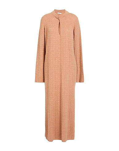 BALLANTYNE Midi dress Camel 70% Wool, 30% Cashmere