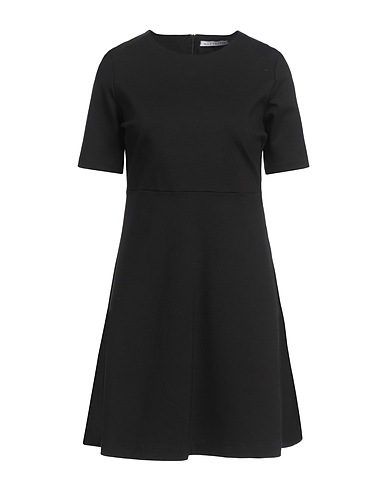 CARACTÈRE Vestito corto Nero 65% Viscosa, 30% Poliammide, 5% Elastan