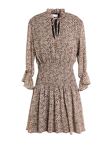 LIU •JO Short dress Khaki 100% Polyester