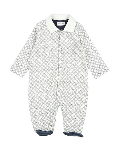 TRUSSARDI JUNIOR Tutina Baby  Bianco 100% Cotone
