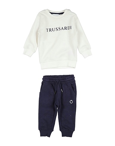 TRUSSARDI JUNIOR Baby co-ord  White 100% Cotton