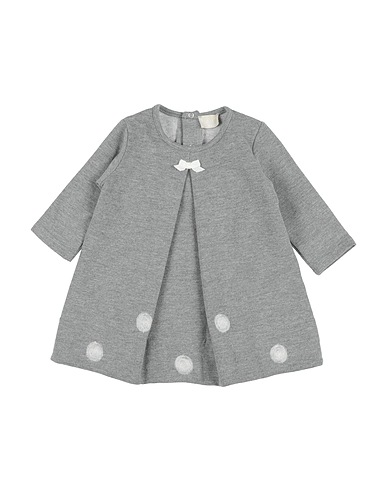 LALALÙ Vestido para bebé  Grey 96% Cotton, 4% Elastane