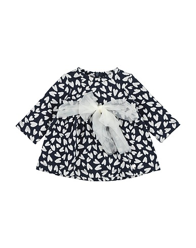 LIU •JO Baby dress Midnight blue 64% Cotton, 26% Polyester, 8% Polyamide, 2% Elastane