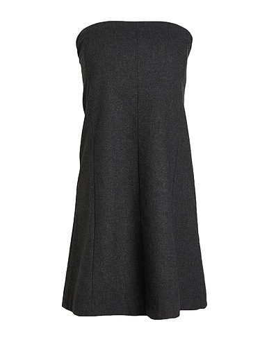 ALYSI Vestito corto CRÈME Antracite 34% Viscosa, 33% Poliestere, 32% Lana, 1% Elastan